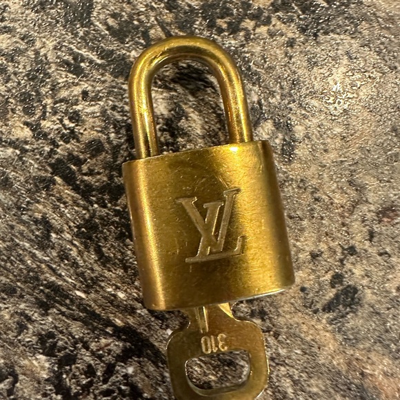 Louis Vuitton Brass Lock with Key - Picture 1 of 9